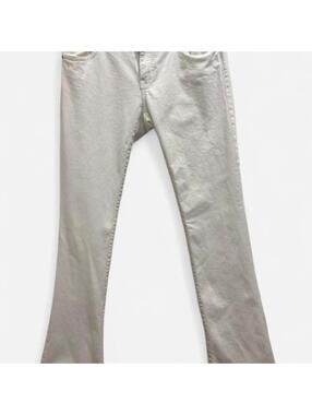 CAbi White Straight Leg Jeans